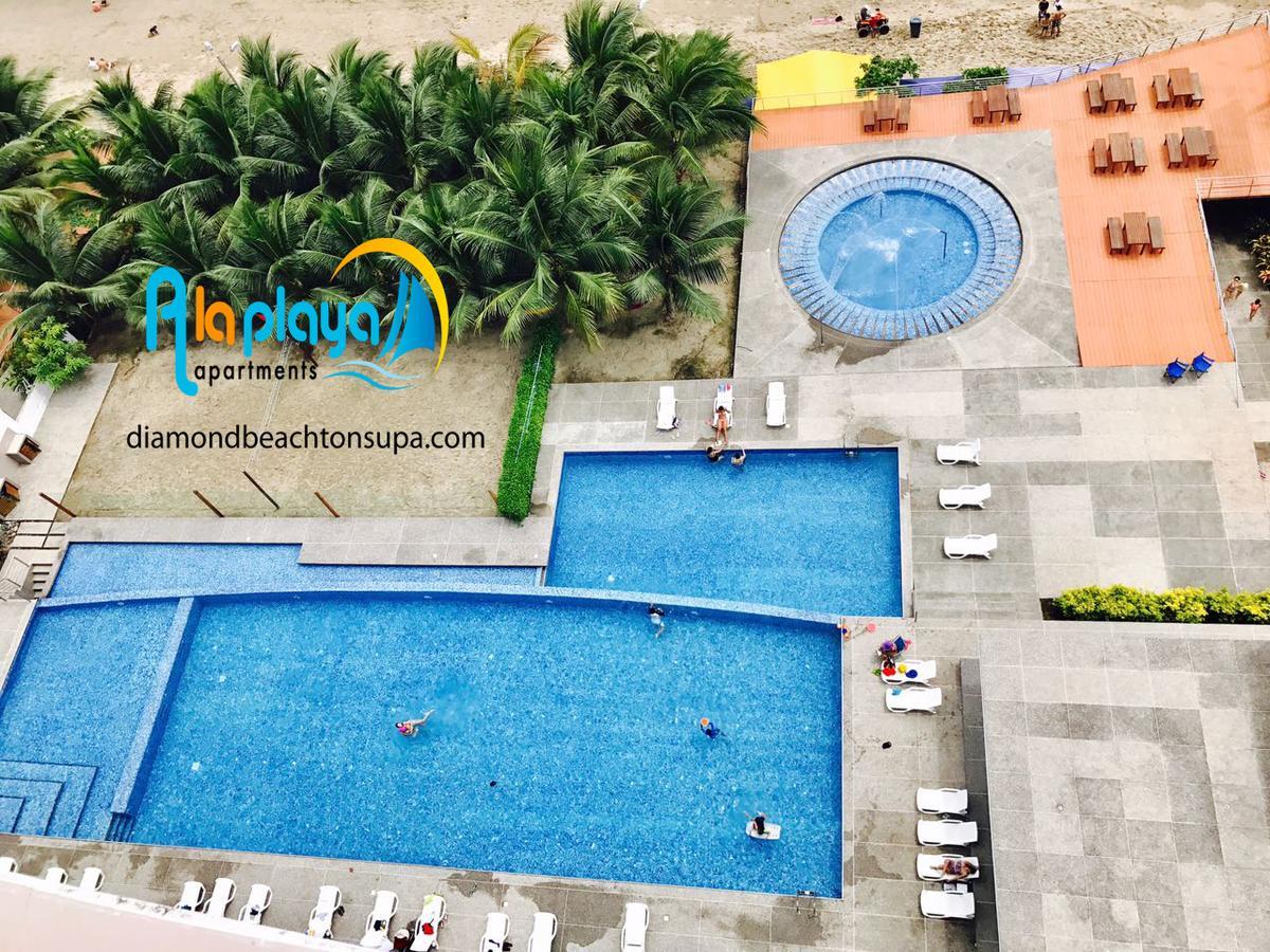 Resort Playa Azul Departamentos Frente Al Mar Tonsupa Buitenkant foto